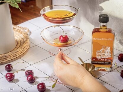 Bourbon Barrel Aged cocktail