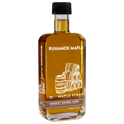 Whiskey Barrel-Aged Maple Syrup