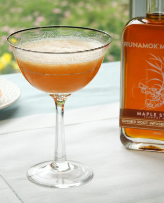 Ginger maple cocktails by Runamok Maple