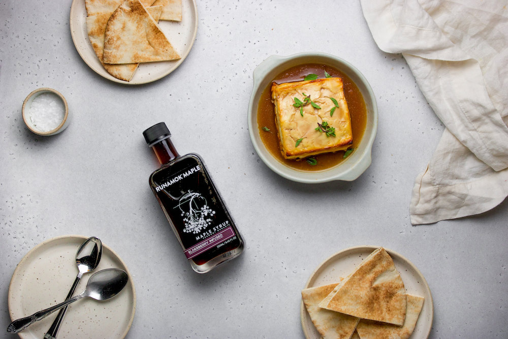 Elderberry and Baked Feta