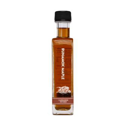 Custom maple syrup gift box by Runamok Maple