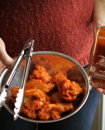 Maple syrup and hot wings by Runamok Maple