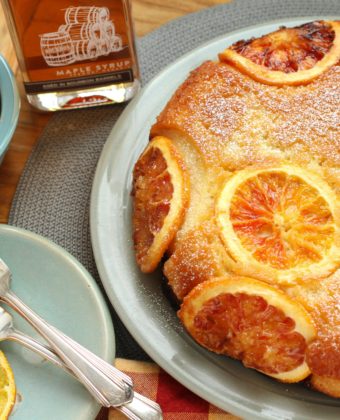Maple and Orange Tea cake by Runamok Maple