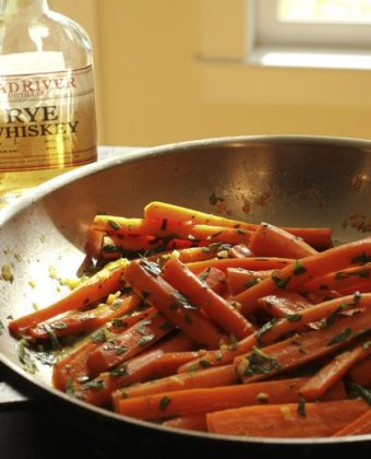 Maple glazed carrots by Runamok Maple