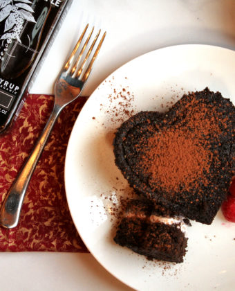 Chocolate Ice Cream Cake with Coffee Infused