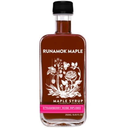 Strawberry Rose Infused Maple Syrup by Runamok Maple