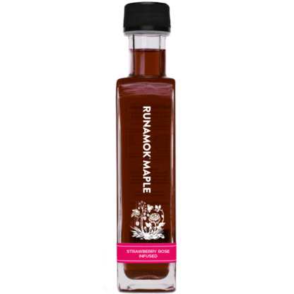 Strawberry Rose Infused Maple Syrup by Runamok Maple