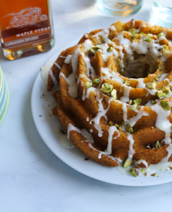 Pistachio Cardamom Cake by Runamok Maple