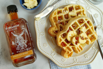 Banana Rum Infused Maple Syrup by Runamok
