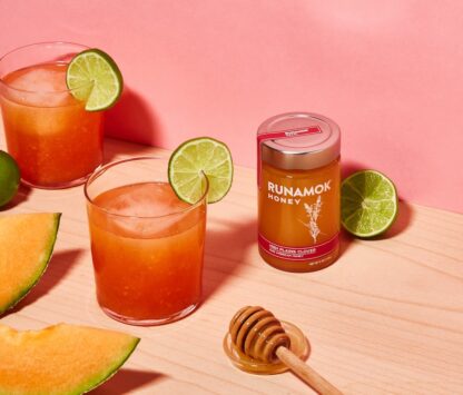 Melon Agua Fresca with High Plains Clover Honey