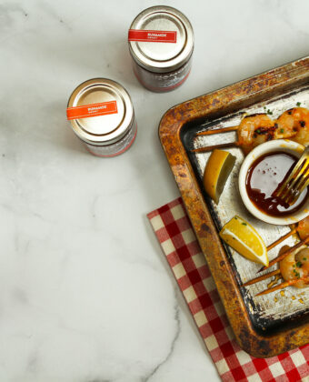 Hot honey grilled shrimp by Runamok