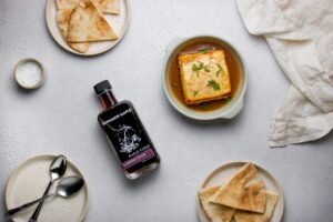 Baked Feta With Elderberry Infused Maple Syrup Baked Feta With Elderberry Infused Maple Syrup