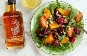 Beet Arugula and Citrus Salad with Ginger Maple Vinaigrette Beet Arugula and Citrus Salad with Ginger Maple Vinaigrette