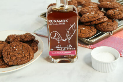 Black jelly Bean Spiced Maple Syrup by Runamok