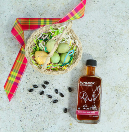 Black jelly Bean Spiced Maple Syrup by Runamok