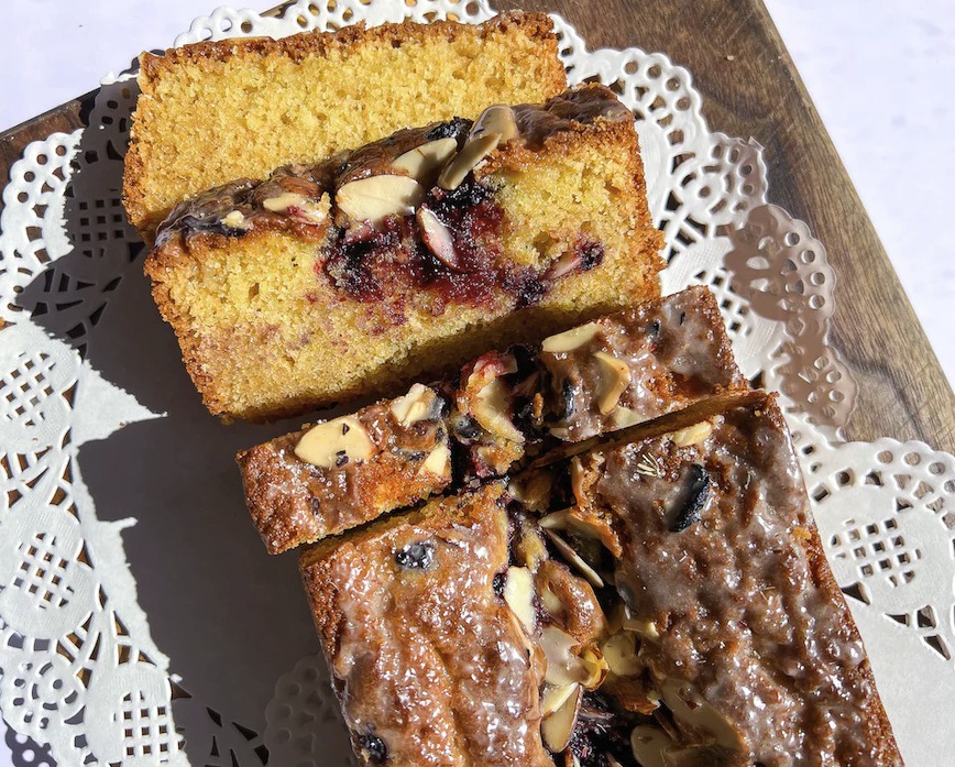 skordo hibiscus honey snacking cake