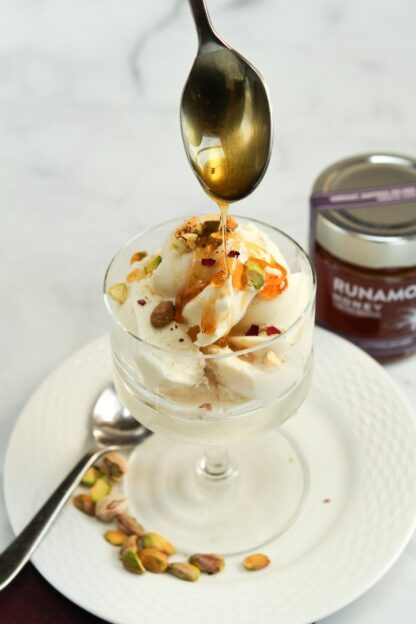 saffron honey uses yogurt
