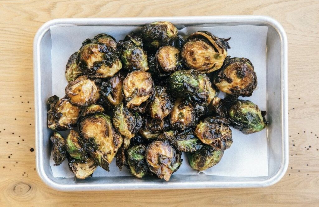 Bluebird fried brussels sprouts Bluebird fried brussels sprouts. photos courtesy of Bluebird Barbecue