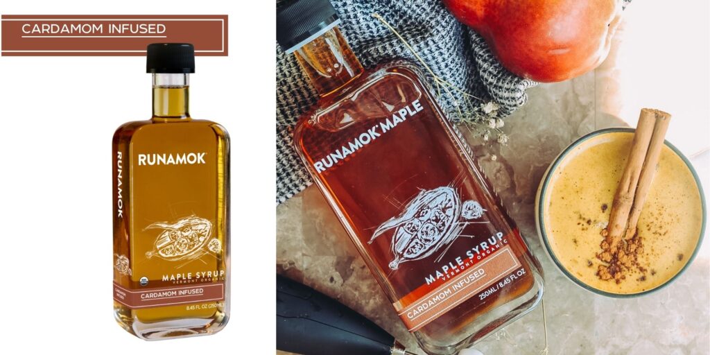 Cardamom Infused Maple Syrup