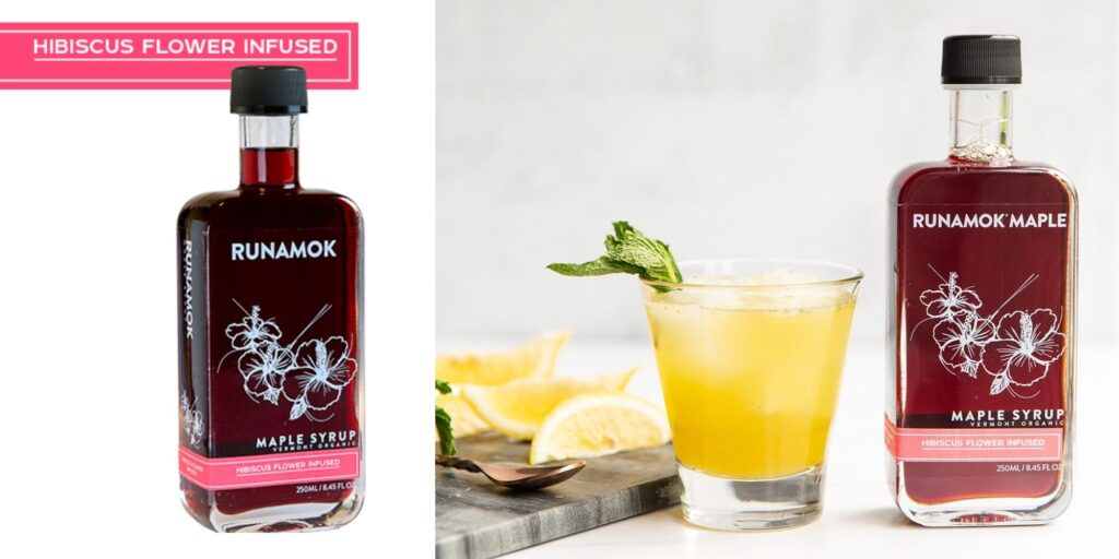 Hibiscus Flower Infused Maple Syrup