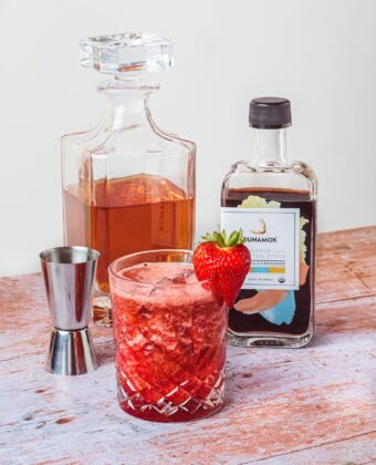 Strawberry Whiskey Sour